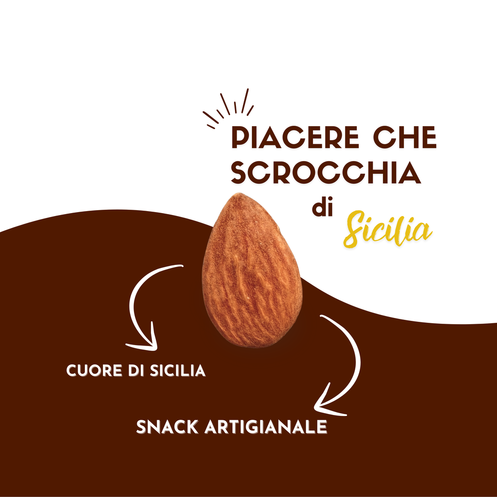 Mandorle sgusciate tostate Sicilia Etnatost